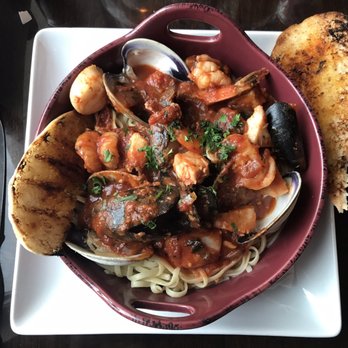 The Elk House Eatery - A fantastic seafood pasta entree! - Seafood Near Me - St. Augustine, Florida