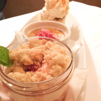 Brio Italian Grille - Strawberry shortcake,creme brûlée and cheesecake - Italian Near Me - Gilbert, Arizona