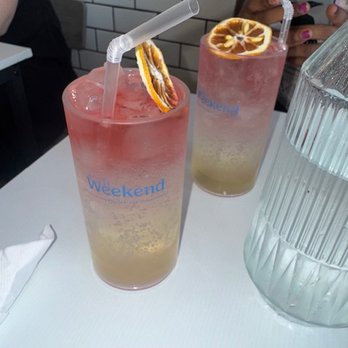 Cafe Weekend - Pink Lemonade - Breakfast & Brunch Near Me - Allston, Massachusetts