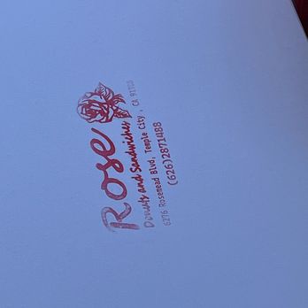 Rose - Donut Box - Donuts Near Me - Temple City, California Rose - Donut Box - Donuts Near Me - Temple City, California