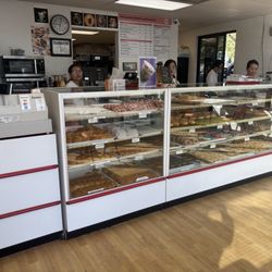 Hill Country Donuts & Kolaches - The display counter.
