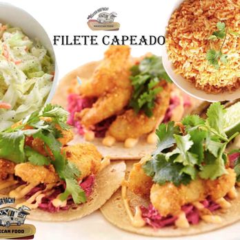 Mister Mariachi - Filete capeado (pescado )special cuaresma - Food Trucks Near Me - Austin, Texas