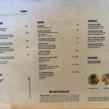 HiroNori Craft Ramen - Menu - Ramen Near Me - Chino, California