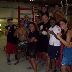 2 clubs at a morning sparring session