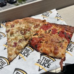 Chicken Bacon Ranch Pizza and Grandma Pizza Chicken Bacon Ranch Pizza and Grandma Pizza