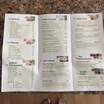 Mint Spa & Nail - Menu - Day Spas Near Me - Stamford, Connecticut
