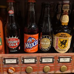 Cracker Barrel Old Country Store - They have Moxie soda!