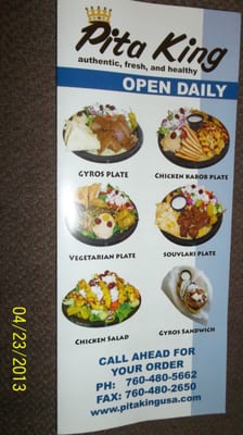 Menu photo 5 Pita King Escondido, CA Menu photo 5 Pita King Escondido, CA