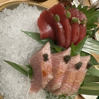 Shimogamo - 11/2025- bluefin Amaki and O-toro - Japanese Near Me - Gilbert, Arizona