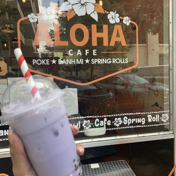 Aloha Cafe - Boba taro milk tea - Poke Near Me - Asheville, North Carolina