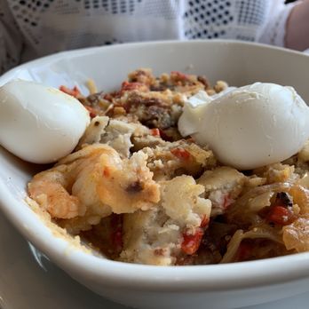 Turning Point - Low Country Shrimp Hash Bowl. What an unexpected surprise. Simply fantastic. - Breakfast & Brunch Near Me - Long Branch, New Jersey