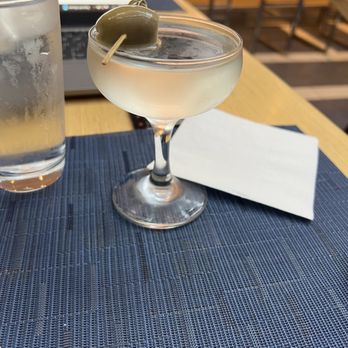 Shoyu - a glass of water and a cocktail on a table - Japanese Near Me - Saint Paul, Minnesota Shoyu - a glass of water and a cocktail on a table - Japanese Near Me - Saint Paul, Minnesota