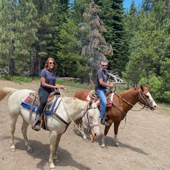 Alpine Meadows Stables - Cowboy and Sugar - Horseback Riding Near Me - Tahoe City, California