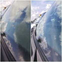 Windshield Remedy - Before/After of 12" crack repair!