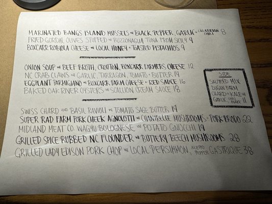 Menu photo 1 Gocciolina Durham, NC Menu photo 1 Gocciolina Durham, NC