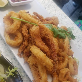 C Level - Calamari rings - New American Near Me - San Diego, California
