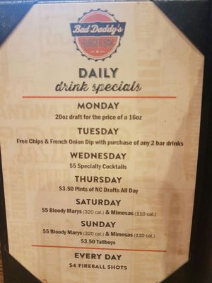 Menu photo 8 Bad Daddy's Burger Bar Mooresville, NC
