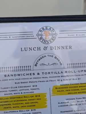 Menu photo 1 Bread Winners Cafe & Bakery Allen, TX
