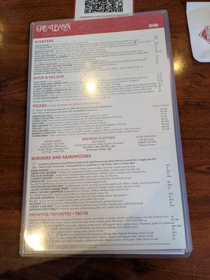 Menu photo 6 Great Basin Brewing Co. - Reno Reno, NV Menu photo 6 Great Basin Brewing Co. - Reno Reno, NV