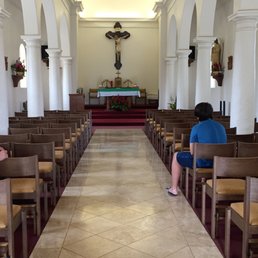 the nave leading to the altar. the nave leading to the altar.