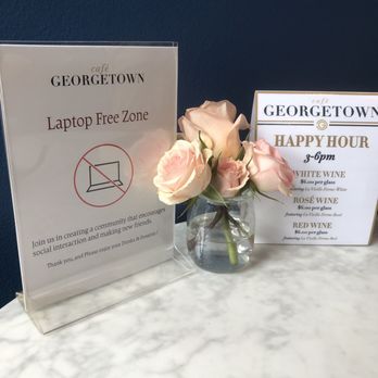 Café Georgetown - No laptops-be social! - Coffee & Tea Near Me - Washington, DC, District of Columbia