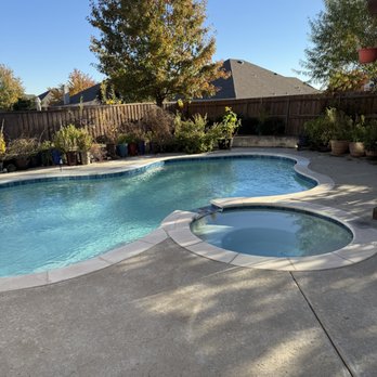 DFW Pools and Spa - Pool after the reform. Nice and shine ! - Pool & Hot Tub Service Near Me - Wylie, Texas