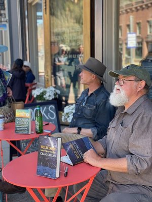 Between the Covers Bookstore and Bruno Cafe by null