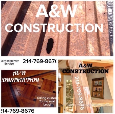 A & W Construction Logo