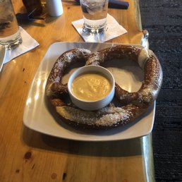 Pretzel & cheese sauce appetizer Pretzel & cheese sauce appetizer