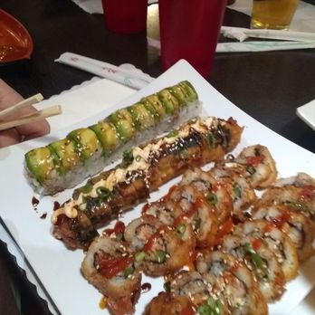 Sushi Rose - More rolls featuring the fishy tasting Godzilla - Sushi Bars Near Me - Reno, Nevada Sushi Rose - More rolls featuring the fishy tasting Godzilla - Sushi Bars Near Me - Reno, Nevada