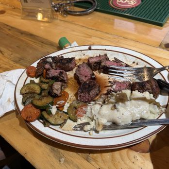 Antlers Cafe & Bar - NY strip medium rare with mashed potatoes - American Near Me - Young, Arizona Antlers Cafe & Bar - NY strip medium rare with mashed potatoes - American Near Me - Young, Arizona