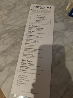 Menu photo 3 Nickel & Oak Savannah, GA