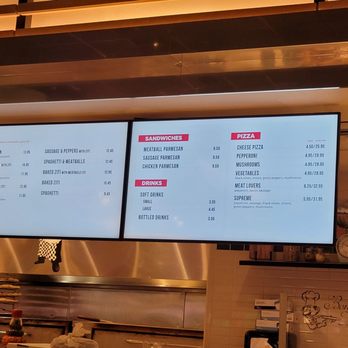 Sirico’s - Menu (salad pricing is on the counter, $10.95 for a very large salad and breadstick) - Pizza Near Me - Tampa, Florida Sirico’s - Menu (salad pricing is on the counter, $10.95 for a very large salad and breadstick) - Pizza Near Me - Tampa, Florida
