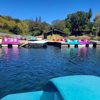 Lafayette Reservoir - View from paddleboat of the boat docking area - Parks Near Me - Lafayette, California Lafayette Reservoir - View from paddleboat of the boat docking area - Parks Near Me - Lafayette, California