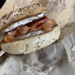 Bagel 13 - The Classic Lox Sandwich on Everything Bagel