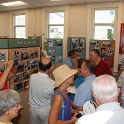 Clearwater Historical Society Museum and Cultural Center - Visitors in the north gallery
