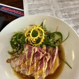 Hamachi Crudo