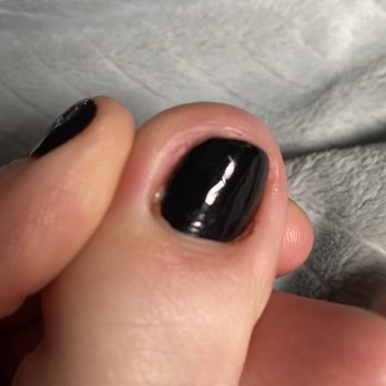 Castle Nails and Spa - 1 day after pedicure - Nail Salons Near Me - Chula Vista, California