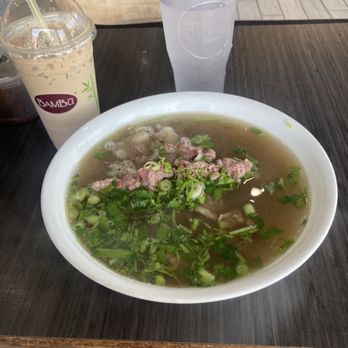 Nho Kitchen - P7. Pho Tai, Nam/Rare-Steak and Brisket - Vietnamese Near Me - Fresno, California