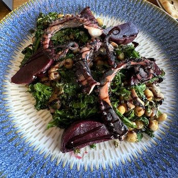 Grill Santa Rosa - Octopus Salad (4 stars) - Mediterranean Near Me - Santa Rosa, California Grill Santa Rosa - Octopus Salad (4 stars) - Mediterranean Near Me - Santa Rosa, California