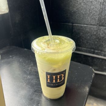 HustleBlendz - Power Play (Lavender Horchata Matcha) w/ oat milk - Cafes Near Me - Fort Worth, Texas