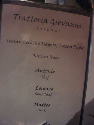 Menu photo 8 Trattoria Giovanni Florence, FI Menu photo 8 Trattoria Giovanni Florence, FI