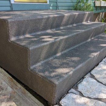 Epoxy Flooring - steps leading up to a house - Flooring Near Me - Calgary, Alberta