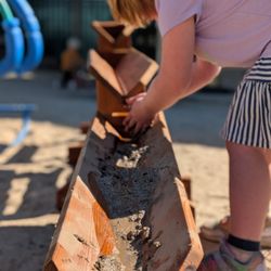 Almaden Parents Preschool - Water trough is so good!
