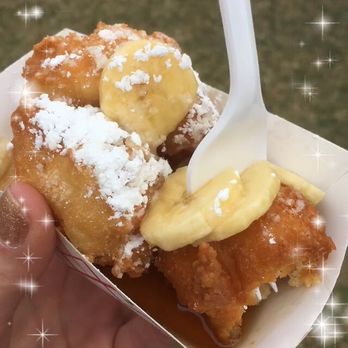 Beignet Fest - Ruby slipper's banana fosters beignet... you can taste the rum! - Festivals Near Me - New Orleans, Louisiana