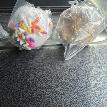 Ziggi's Coffee - Birthday cake cake pop Cinnamon roll cake pop - Coffee & Tea Near Me - Katy, Texas