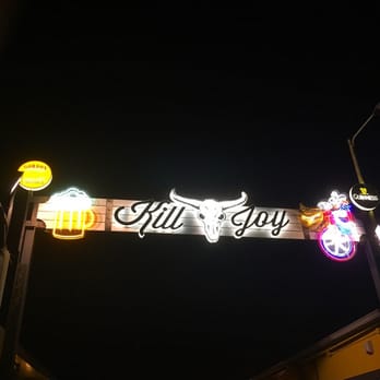 Kill Joy - The outside welcoming sign! - Karaoke Near Me - Rome, RM