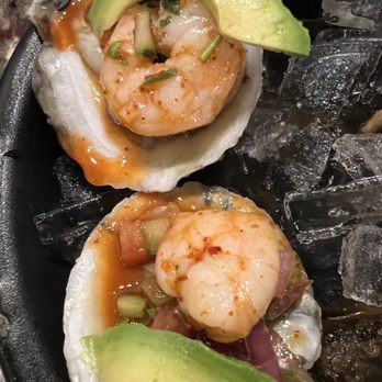 Casa Real - Raw oysters with shrimp ceviche - Mexican Near Me - Las Vegas, Nevada Casa Real - Raw oysters with shrimp ceviche - Mexican Near Me - Las Vegas, Nevada