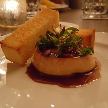 Sepia - Bone Marrow "crème caramel" // Served with brioche and herb salad - New American Near Me - Chicago, Illinois Sepia - Bone Marrow "crème caramel" // Served with brioche and herb salad - New American Near Me - Chicago, Illinois