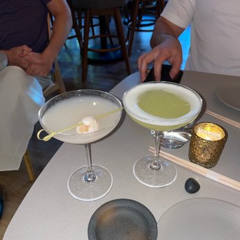 Paperfish Sushi - Wasabi martini and lychee martini - Sushi Bars Near Me - Miami, Florida